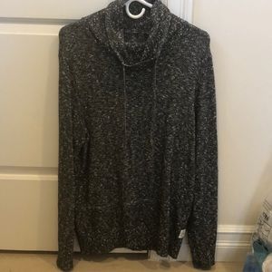 Express marled cowl neck sweater